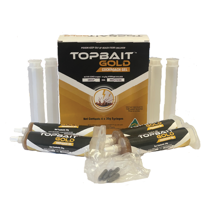 Topbait™ GOLD Cockroach Gel Bait 4pk